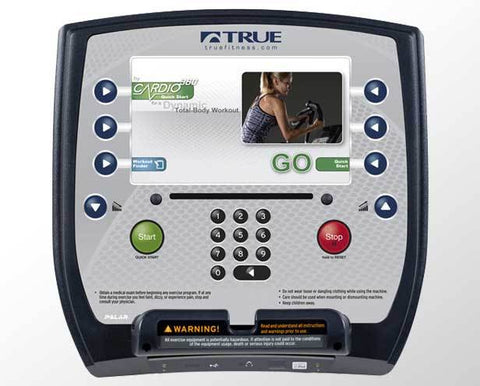 Fitness Nutrition Treadmill True PS825 console escalader 9